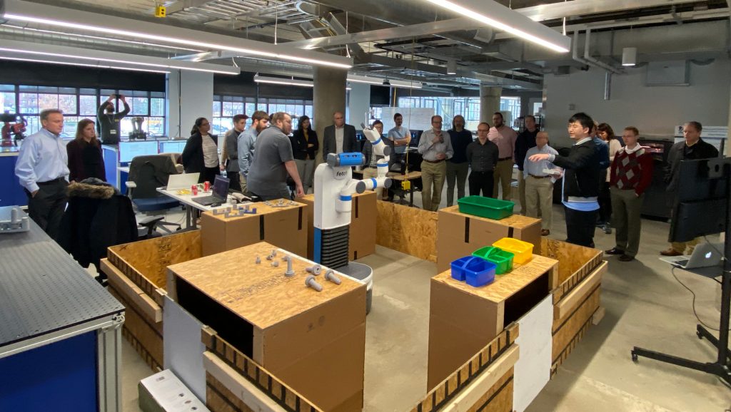 FetchIt! and DIARC integration demo at the SUCCESS MURI 2019 annual review meeting.